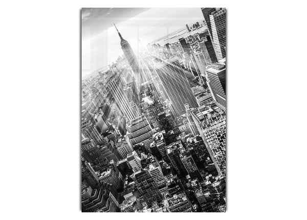 Sun Beams Through The Empire State Building