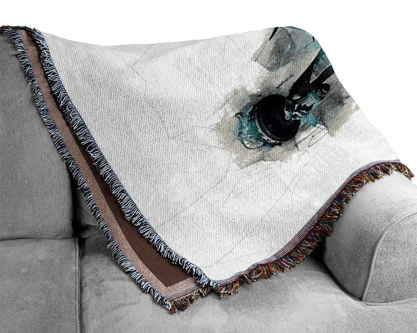 Statue of Liberty Blues Woven Blanket