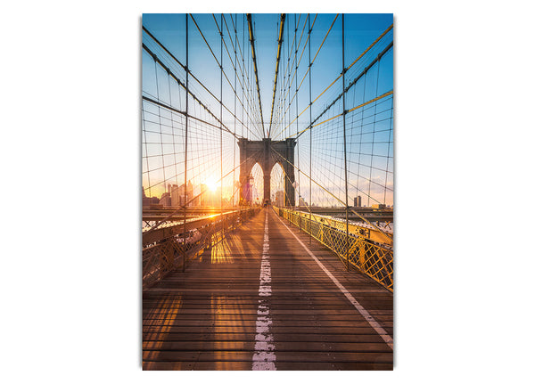 Brooklyn Bridge Sun