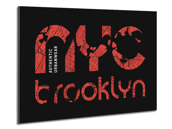 NYC Brooklyn Metal Print
