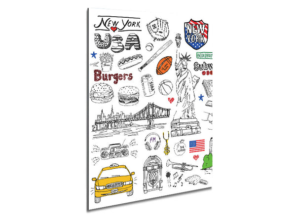Sightseeing In NYC Metal Print