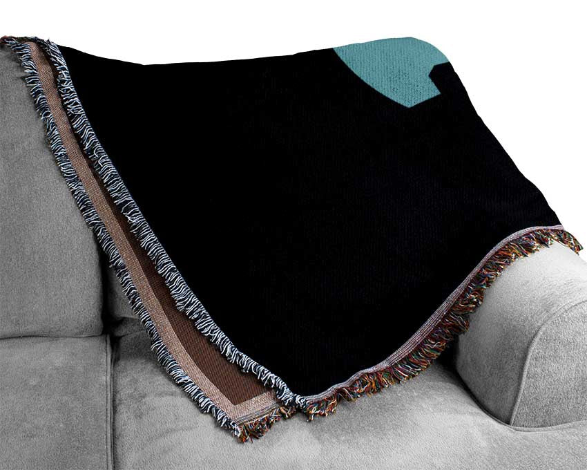 Statue of Liberty In The Blue Moon Woven Blanket