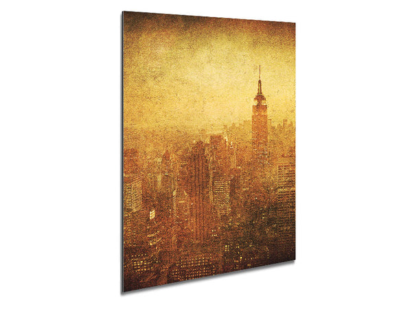 Vintage NYC Metal Print