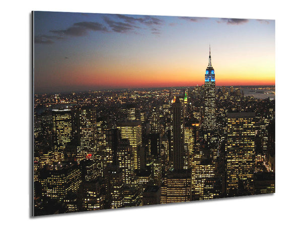 NYC The City That Never Sleeps Metal Print