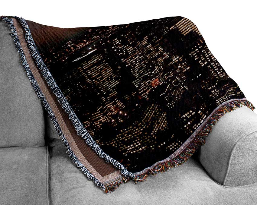NYC The City That Never Sleeps Woven Blanket