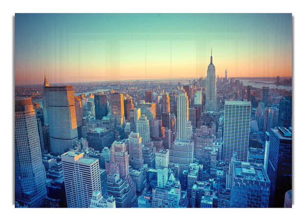 On A Winters Morning Over The City