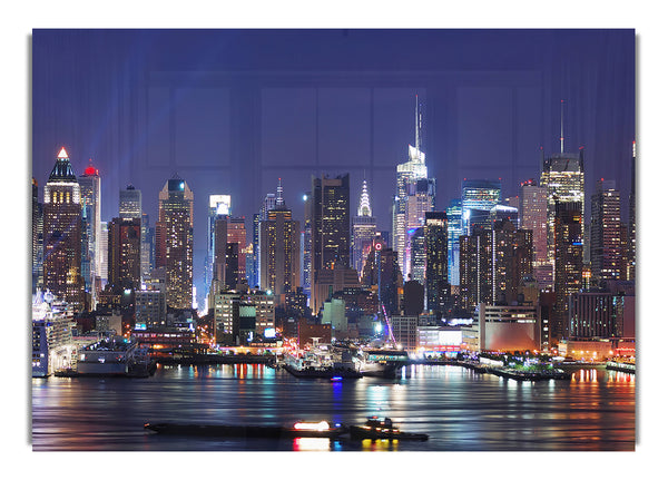 NYC Harbour At Night