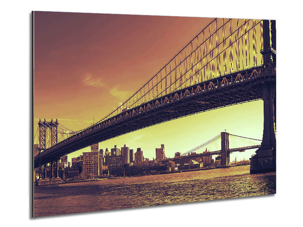 Bridges Of NYC Metal Print
