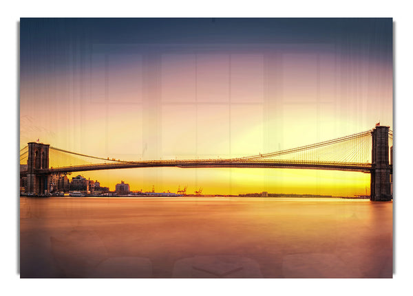 Sunset Over Brooklyn Bridge