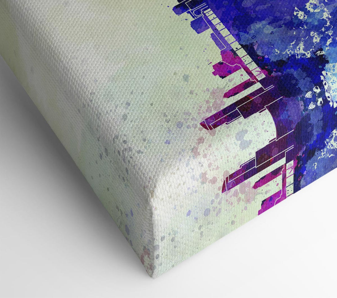  A Canvas Print of Rainbow Splash 1 Canvas Print