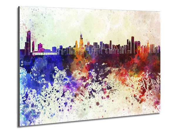 Rainbow Splash 1 Metal Print