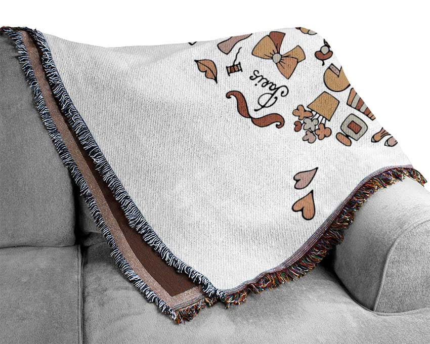 Things To Do In The City 2 Woven Blanket