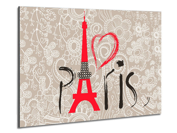 Eiffel Tower Chic 7 Metal Print