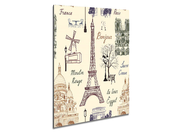 Eiffel Tower France 1 Metal Print