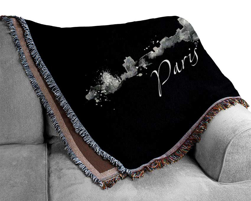 Eiffel Tower France 4 Woven Blanket