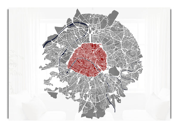 Map Of The City 5 Paris