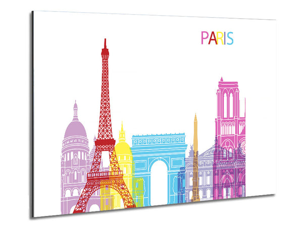 Eiffel Tower France 8 Metal Print