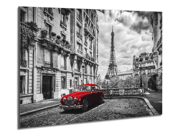 Eiffel Tower Streets 7 Metal Print