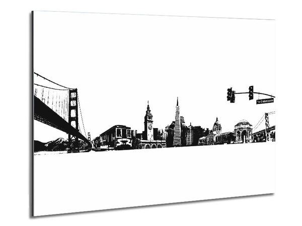 San Fransisco Wonder Metal Print