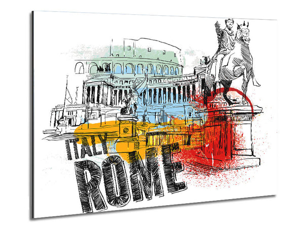 Monuments Of The City Metal Print