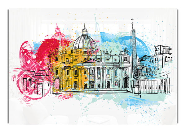 St Peters Bacilica Splash