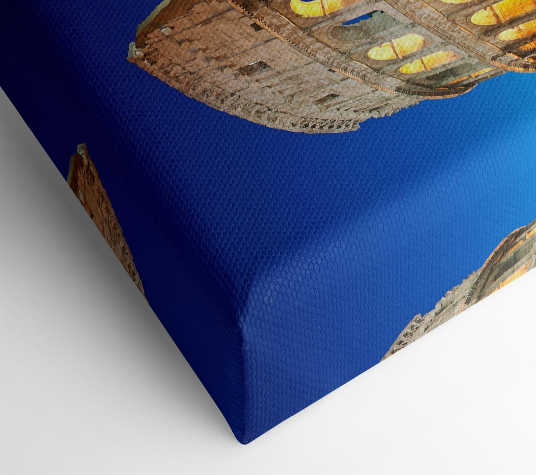  A Canvas Print of Colosseum Under The Twilight Canvas Art