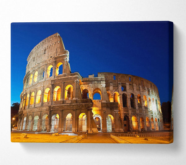  A Canvas Print of Colosseum Under The Twilight Canvas Art