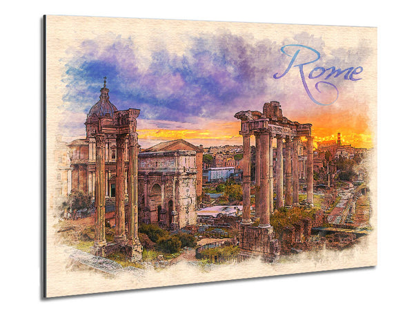 The Roman Forum Metal Print
