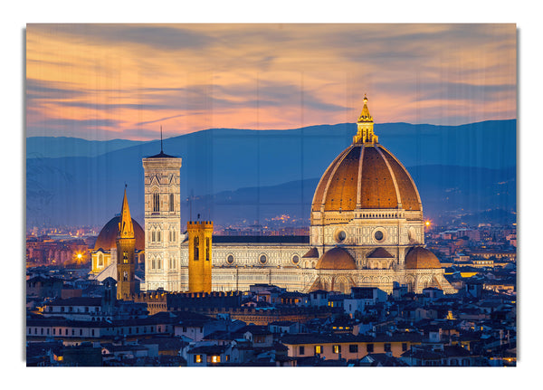 St Peter's Basilica Night Glow