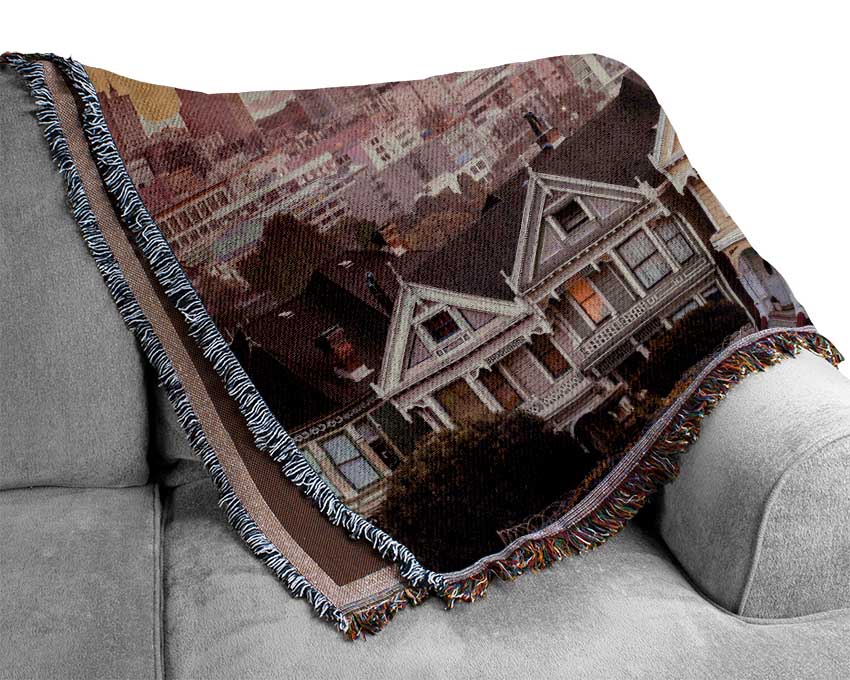 Streets Of California 2 Woven Blanket