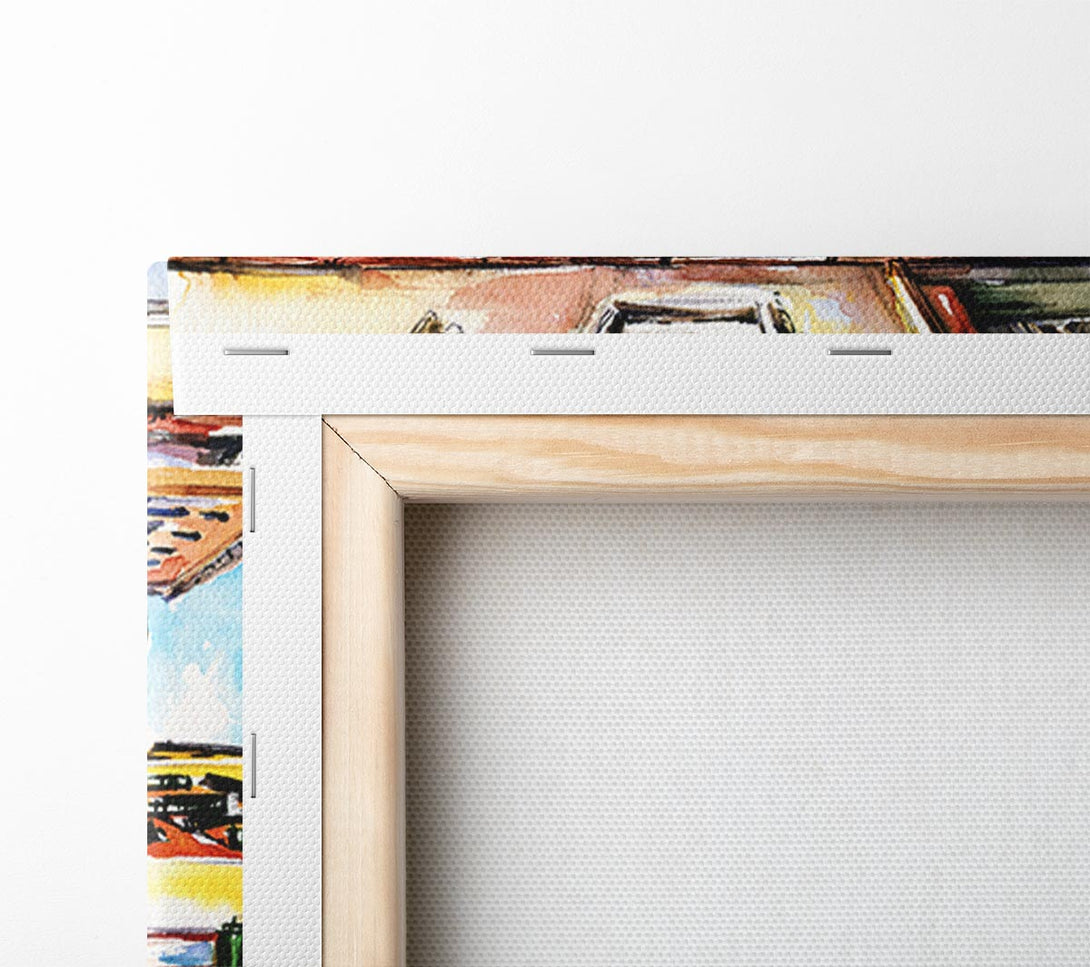  A Canvas Print of Bridge In The Water Canvas Art
