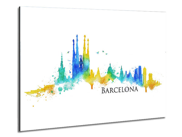 Barcelona Metal Print