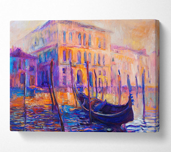  A Canvas Print of Lonesome Gondola Canvas Print
