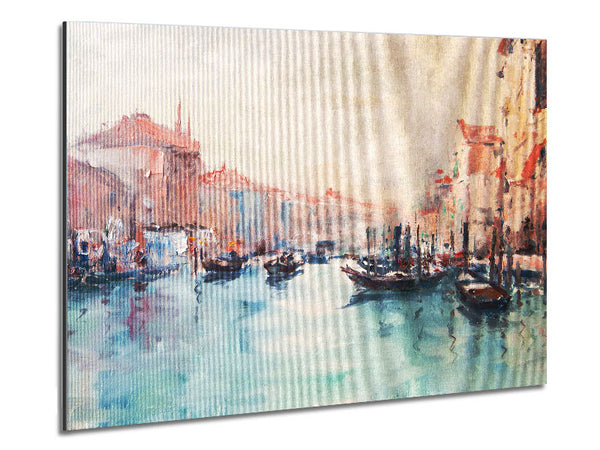 Sail City Metal Print