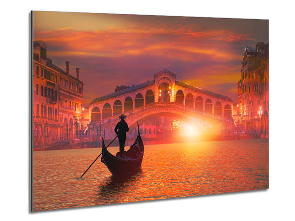 Gondola Ride 4 Metal Print