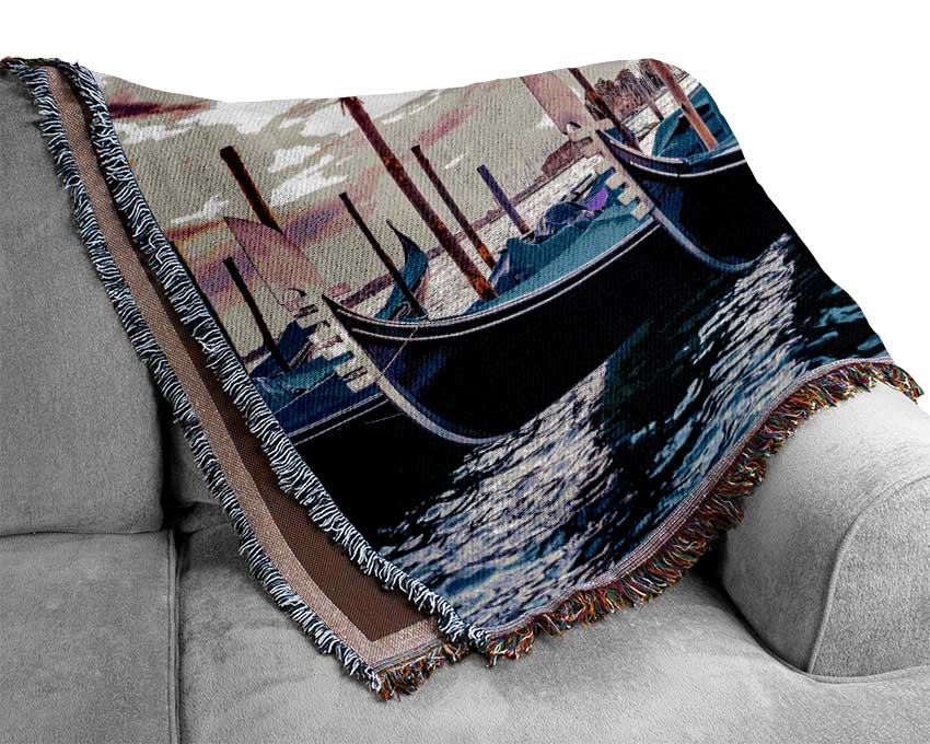 Gondola Line Up 5 Woven Blanket