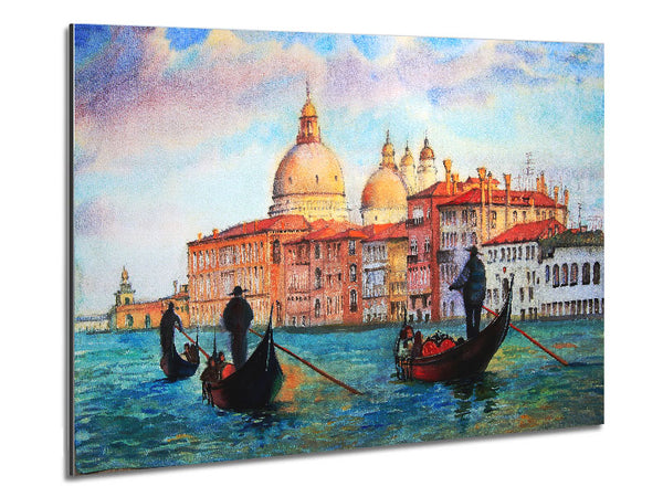 Gondola Ride 2 Metal Print