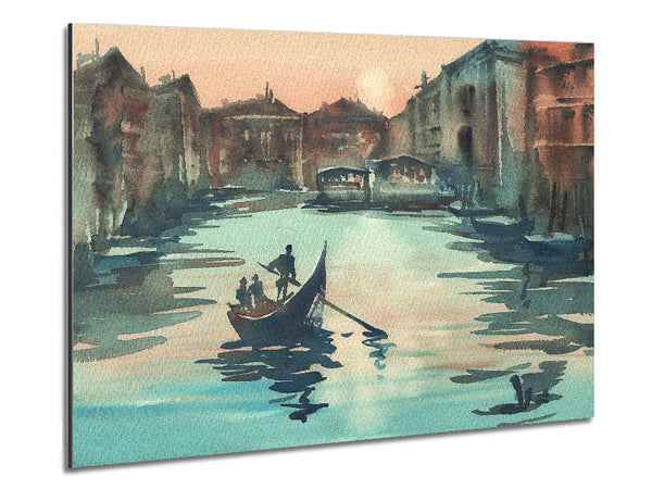 Gondola Ride 7 Metal Print