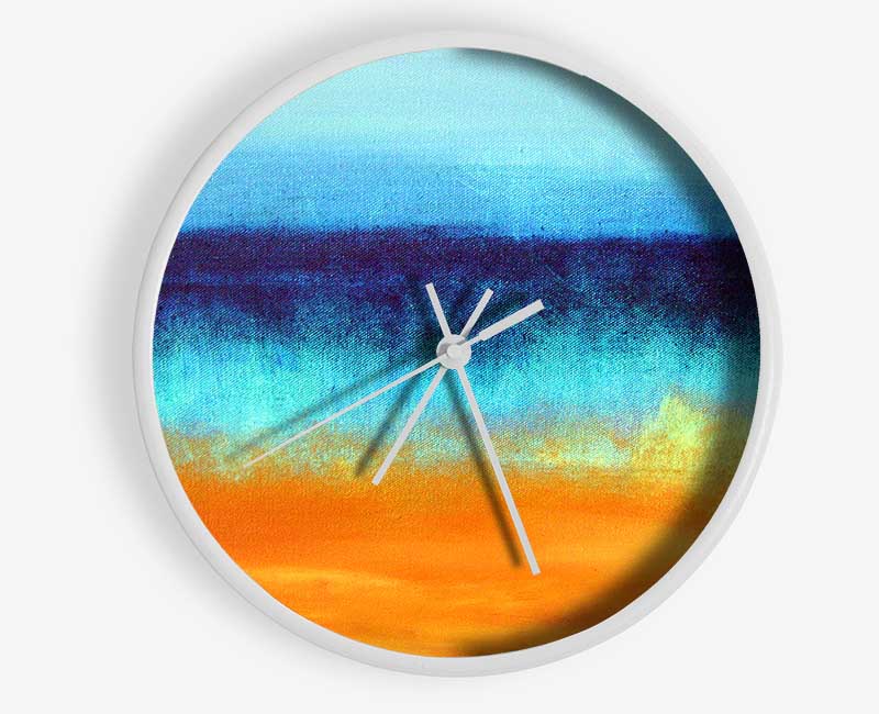 Fire Sands Clock - Wallart-Direct UK