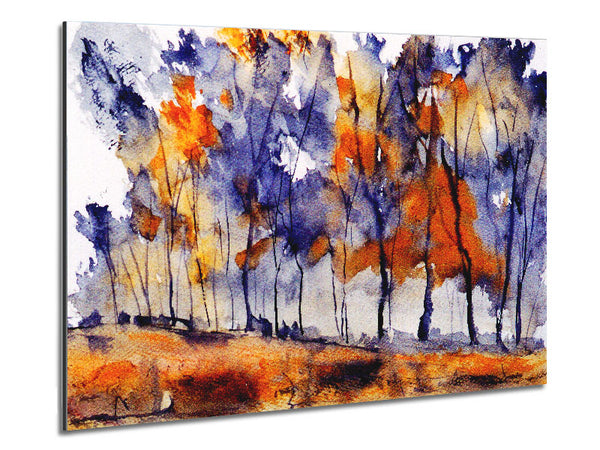 Autumn Trees Metal Print