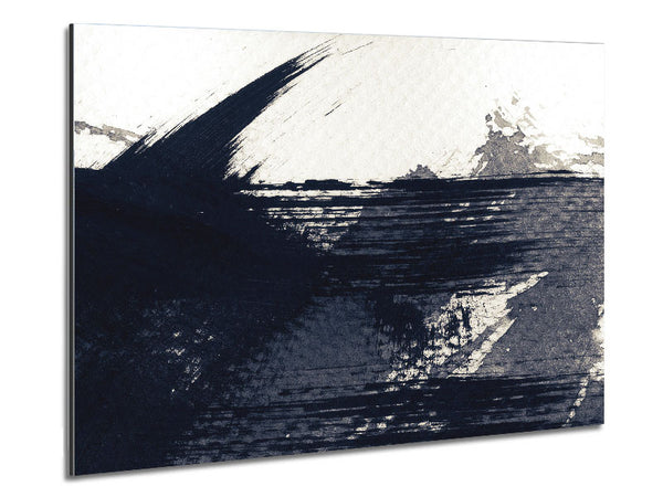Ink Lines Metal Print