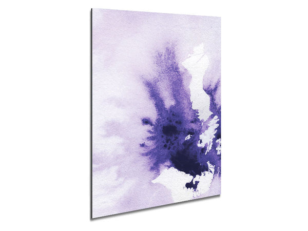 Purple Explosion Metal Print