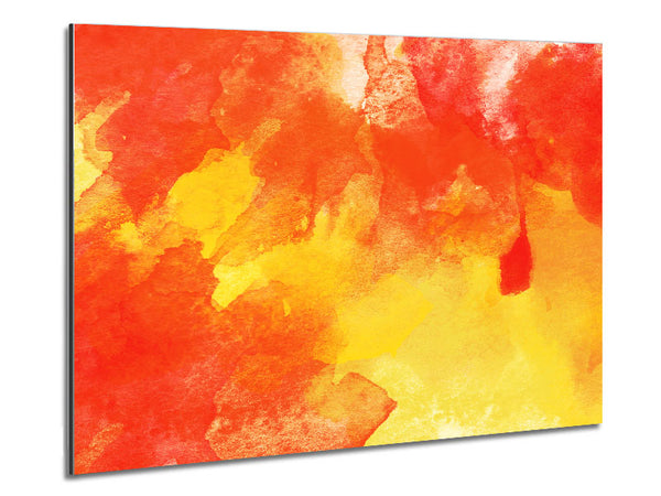Sunset Illusion Metal Print