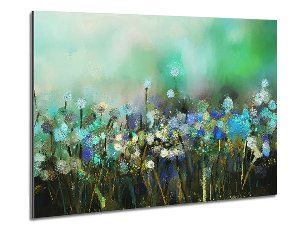 Flower Sparkle Metal Print