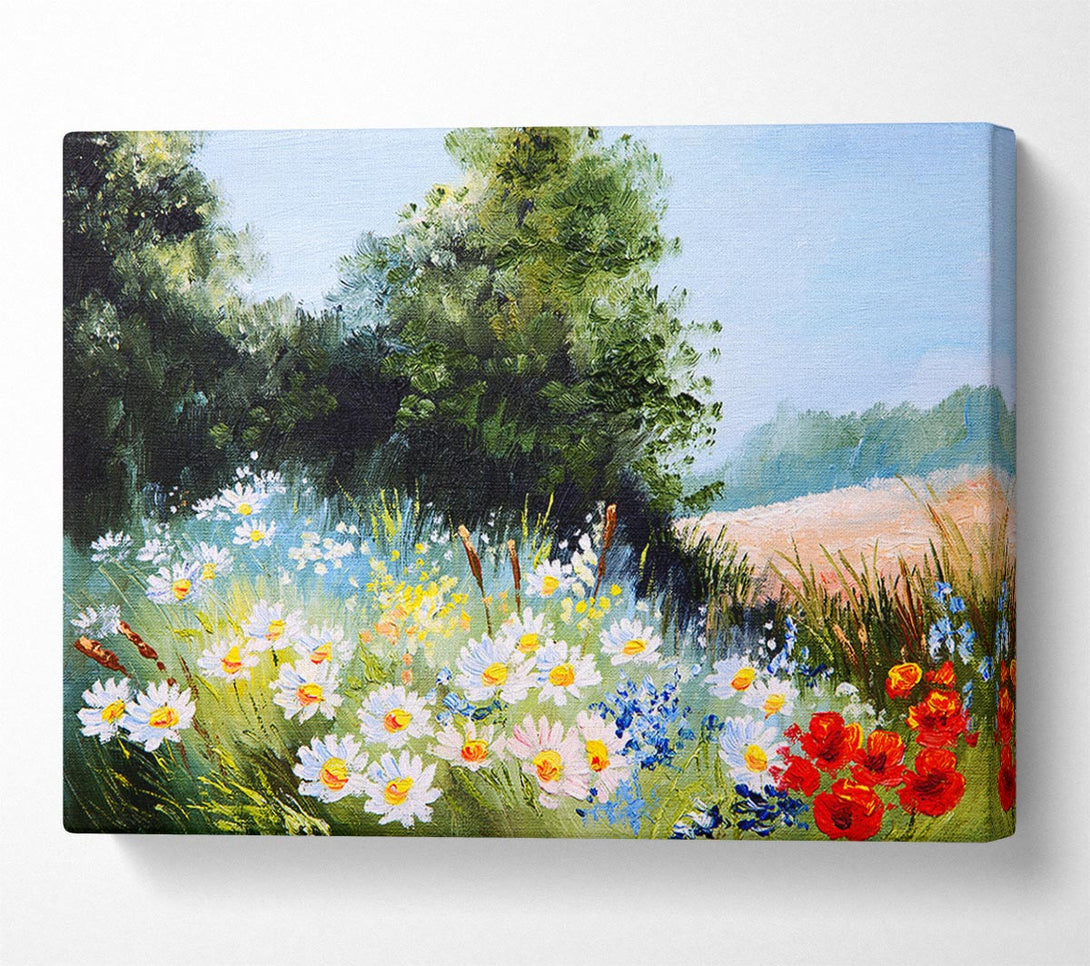  A Canvas Print of Daisy Days Canvas Wall Art