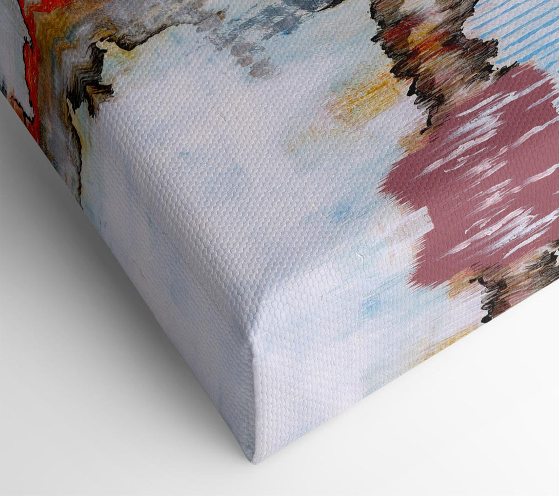 A Canvas Print of Village Sound Waves Canvas Art