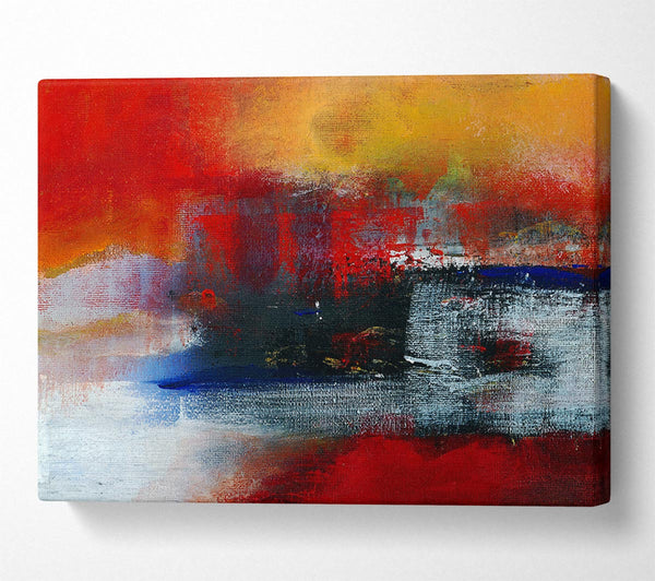  A Canvas Print of In The Middle Of The Lava River Canvas Wall Art