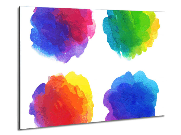 Vibrance Of The Rainbow Metal Print