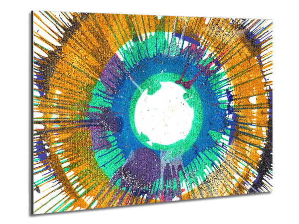 Sun Ray Illusion Metal Print