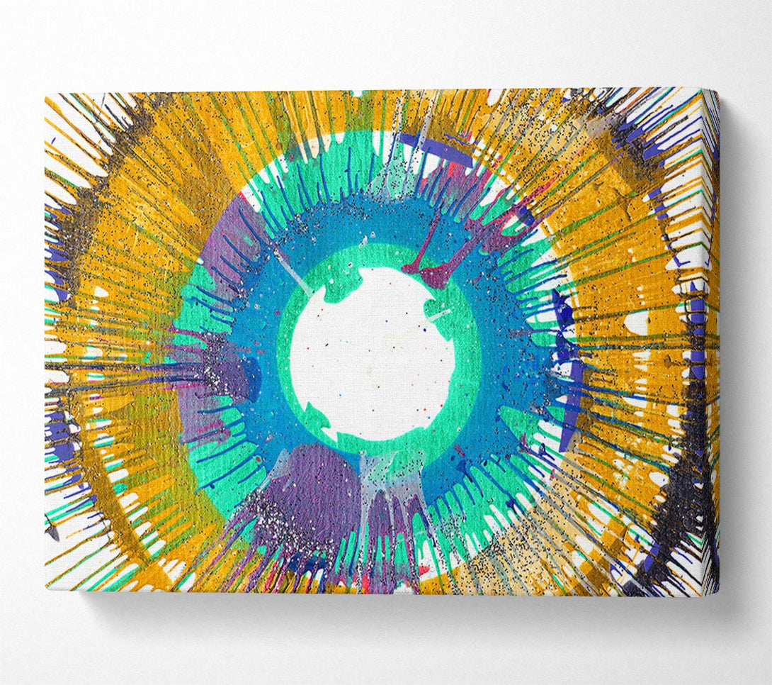  A Canvas Print of Sun Ray Illusion Canvas Print